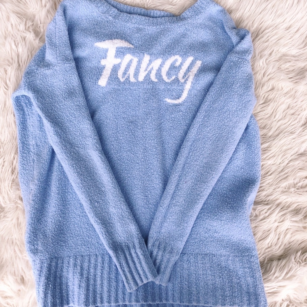 Express crewneck sweater blue